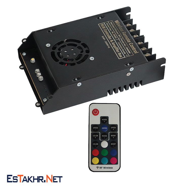 کنترلر 50 آمپر چراغ استخر + ریموت EMAX