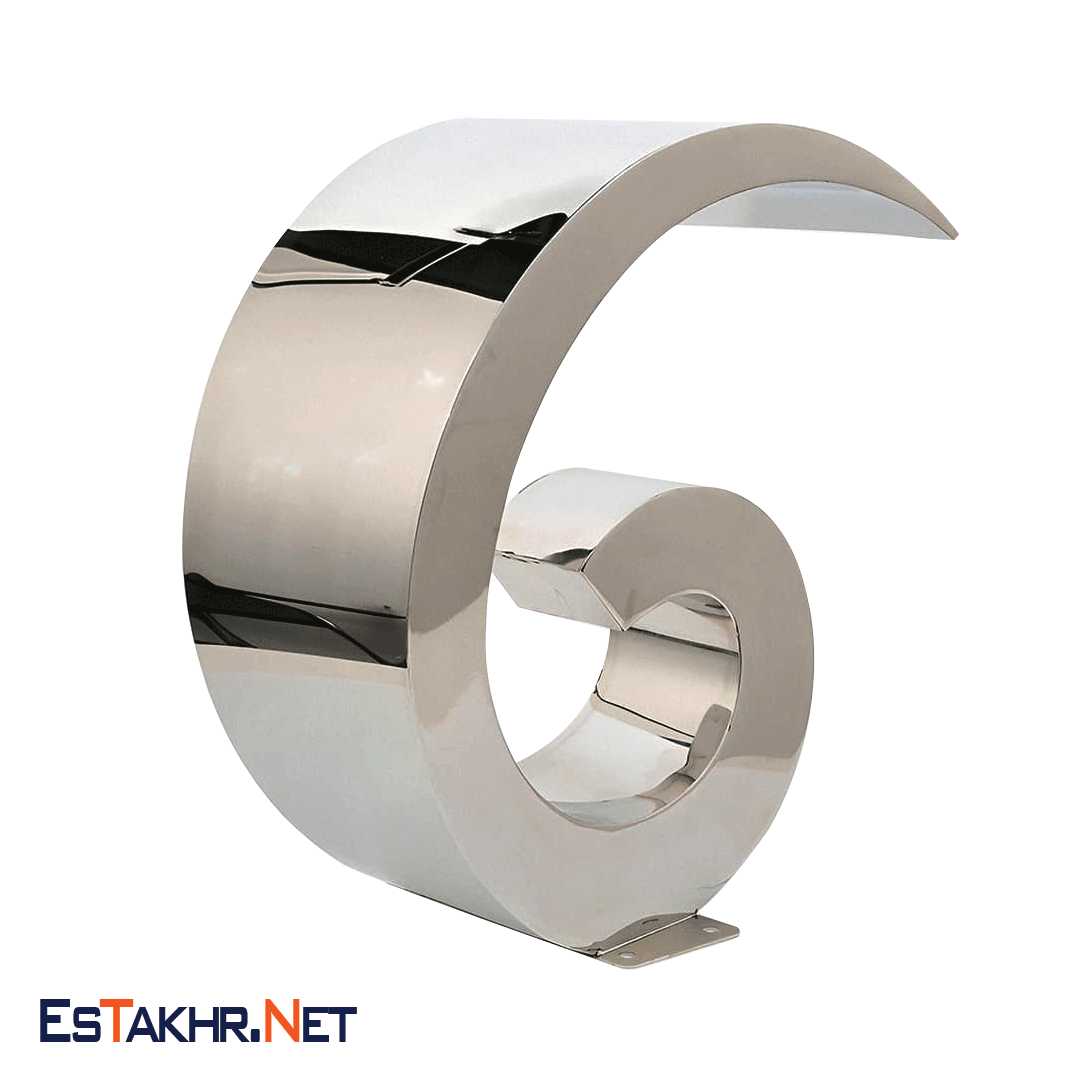  آبنما کرتین حلزون استیل 