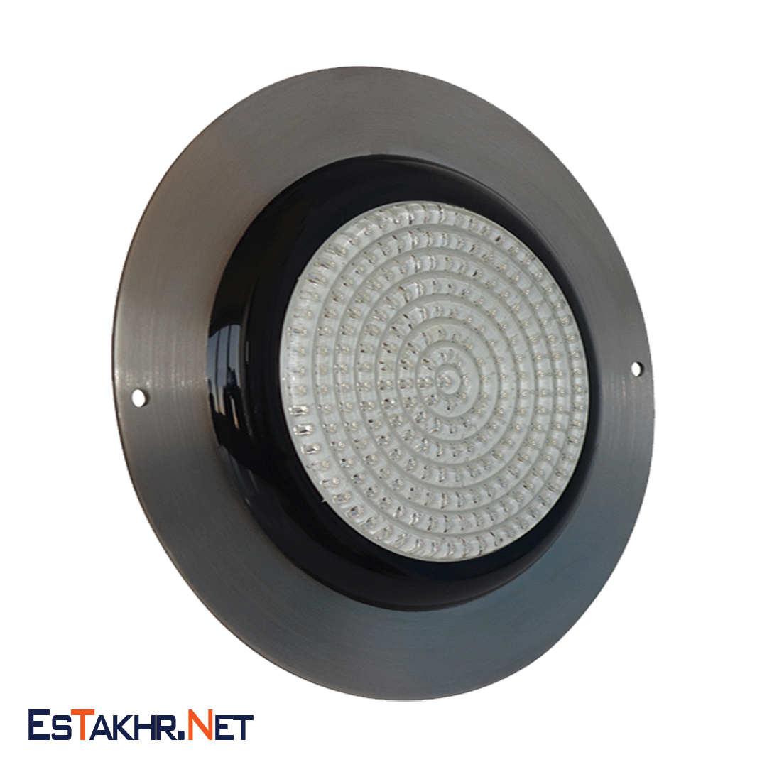  چراغ استخر 10 وات استیل مولتی کالر (فوق باریک) 