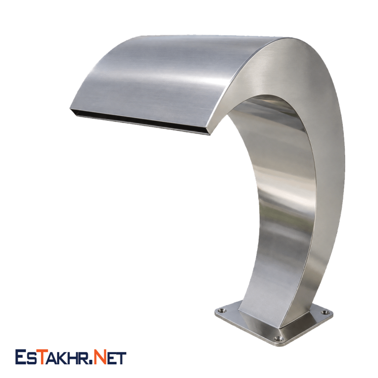 آبنما کرتین استیل 304- 50 آبریز * 70 ارتفاع 