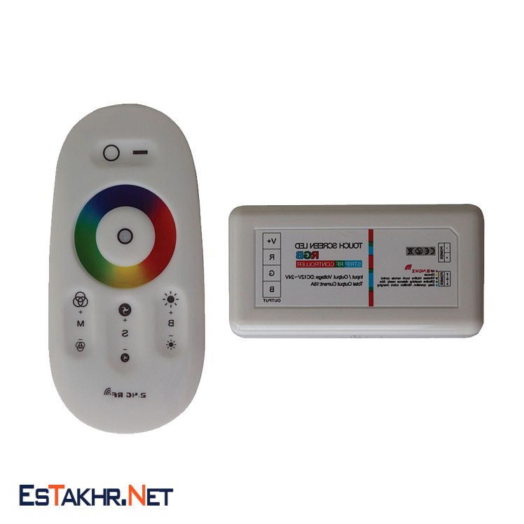 کنترلر 18 آمپر چراغ استخر RGB - ریموت تاچ 